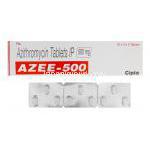 Azee-500　アジー、ジェネリックジスロマック、アジスロマイシン500mg